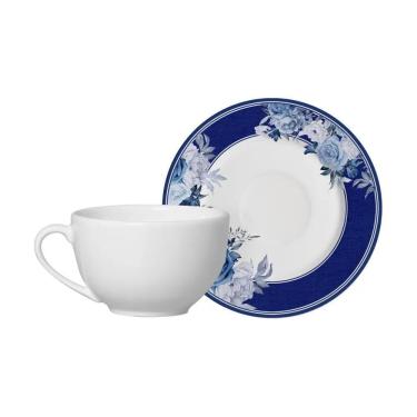 Imagem de Conjunto com 6 Xícaras de Chá com Pires Antique 250ml