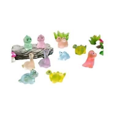 Imagem de Figuras De Dinossauro Luminosas 10/20PCS Brilham No Escuro Mini Brinqu