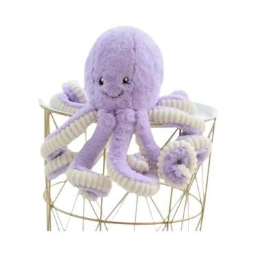 Imagem de Brinquedo De Pelúcia Polvo Kawaii De 18cm, Animal Marinho Macio Para C