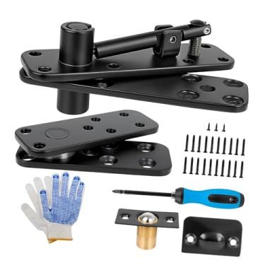 Imagem de Generic Dobradiça Oculta para Porta com Giro de 360°, Ferragens Invisíveis em aço Inoxidável, Kit para Porta Murphy, Dobradiça Pivotante para Portas de