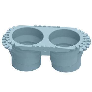 Imagem de Vaveren Copo/Bacia dobrável para limpeza e enxágue de pincéis, suporte para pincéis de pintura acrílica, tintas à base de água e guache, Azul