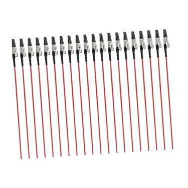 Imagem de Fancyes Conjunto de 20 prendedores tipo jacaré com pontas macias para pintura, artesanato, fotos e recados em papel.