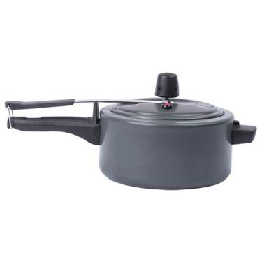 Imagem de Panela de Pressão Brinox 3L Cinza Ceramic Life Vapt, 3L, Cinza