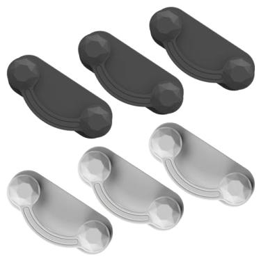 Imagem de 4 peças de suporte magnético de óculos para camisa, forte suporte magnético para óculos, etiqueta de nome, clipe de crachá, acessório de óculos de sol elegante para leitores, crachás de identificação