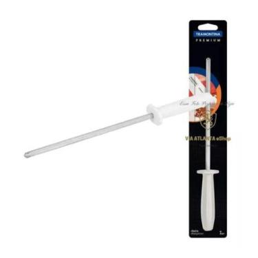 Imagem de Afiador Chaira Branca Profissional Aço Carbono Estriada 8 - Tramontina