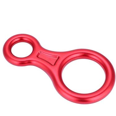 Imagem de Generic 35KN Heavy Duty Figura 8 Descensor de Corda para Equipamento de Resgate de Escalada, Anel de Rapel para Uso Em Escalada (#5)
