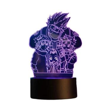 Imagem de Luz Noturna 3D Kakashi Shippuden Sasuke, Figura De Ação De Anime, Mode