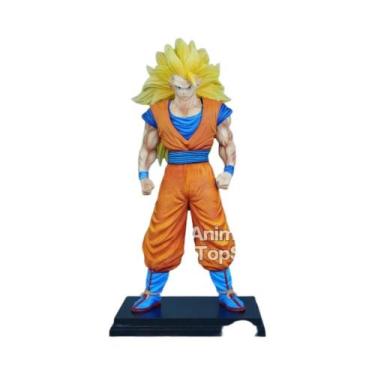 Imagem de Figura De Ação Super Saiyan 3 Goku Anime Dragon Ball 31,5cm Modelo De 