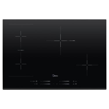 Imagem de Cooktop por Indução Freezone Even Pro Midea em Vitrocerâmico com 04 Bocas, 09 Níveis de Potência Preto - CFBX42