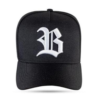 Imagem de Boné Blck Brasil Aba Curva Snapback Wings Bordado Asas-Masculino