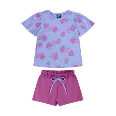 Imagem de Conjunto Blusa e Short para Menina Bee Loop-Feminino