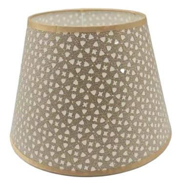 Imagem de pcagfaajmh Abajur de 30 cm E27 Art Déco para Candeeiros de Mesa de Tecido Dourado Abajur Redondo Cobertura Moderna para Decoração de Casa Abajur (Ouro)