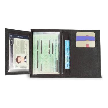 Imagem de Porta Cnh Crlv Slim Masculino Em Couro De Alta Qualidade - Ello Griff,
