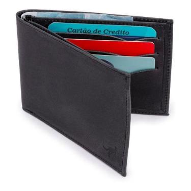 Imagem de Carteira Masculina Luxo Couro Legítimo Rg-cédulas-cartões - ELLO GRIFF