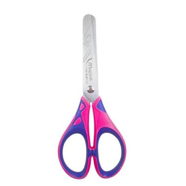 Imagem de Tesoura Escolar 13cm Essentials Pulse Soft Colorida Cabo Emborrachado 