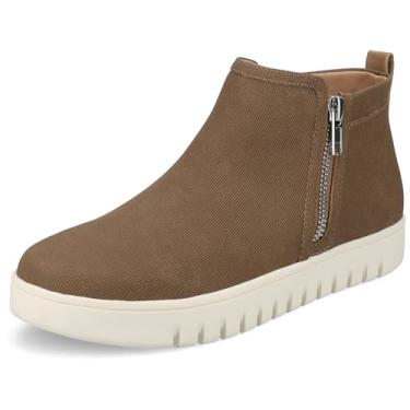 Imagem de Journee Collection Bota feminina Alita com zíper no tornozelo, Bronzeado, 42