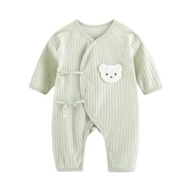 Imagem de Macacão De Algodão Unissex Para Bebês, Roupas Para Recém-Nascidos Com 