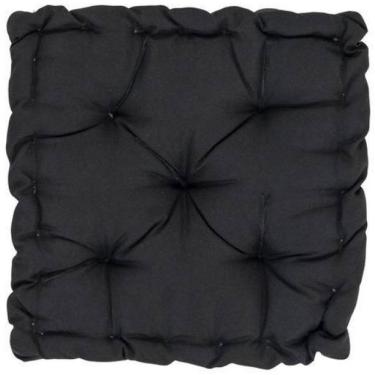 Imagem de Almofada Futon Oxford 40X40Cm Alta Sofisticação - Preto