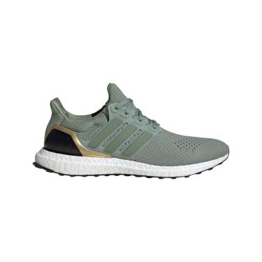 Imagem de adidas Ultraboost 1.0 Tênis de corrida masculino, Verde prata/verde prata/dourado metálico, 45