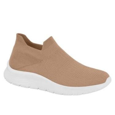 Imagem de Tênis Slip On Beira Rio Tecido Flexível Feminino-Feminino