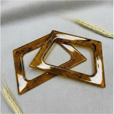 Imagem de Alça de Resina Trapézio (PAR) lançamento - Elegance Armarinho e Aviame