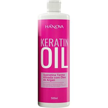 Imagem de Hanova Keratin Oil - Queratina Termo Ativada Com óleo De Argan 500ml