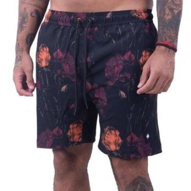 Imagem de Shorts Mcd Elastico Dead Flowers Masculino-Masculino