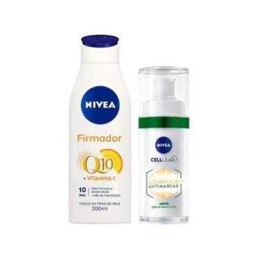Imagem de Sérum Facial Nivea Antimarcas Luminous 630 Acne 30ml + Hidratante Desodorante Nivea Firmador Q10-Feminino