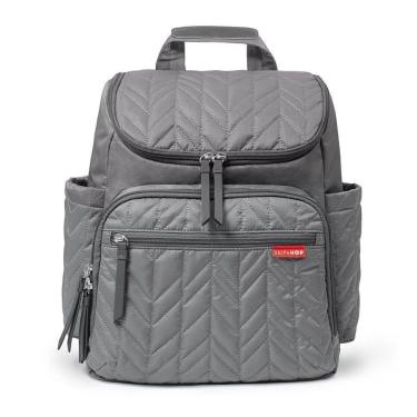 Imagem de Mochila de Maternidade Forma Skip Hop Cinza-Unissex