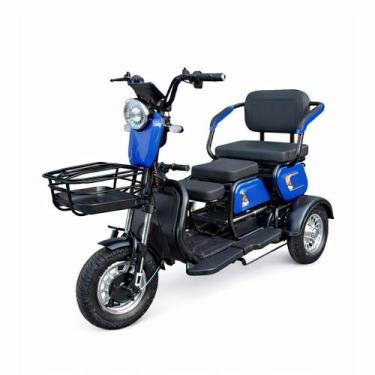 Imagem de Triciclo Elétrico 1000W Autopropelido Com Re 48V 20Ah Até 3 Pessoas Ur