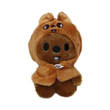 Imagem de Chaveiro De Pelúcia Magnético Stray Kids SKZ Com Capa Para Os Olhos KP