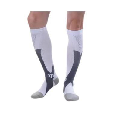 Imagem de Meias De Compressão Pretas Para Varizes, Uso Médico, Enfermagem E Espo