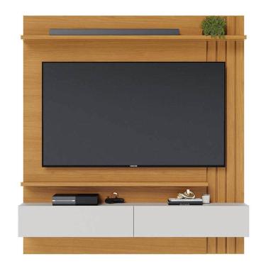 Imagem de Painel para Tv Home Suspenso Juriti 1.5 Naturale Off White Matte - Colibri