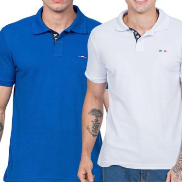 Imagem de Kit 2 Camisas Polo França Industrie Básica Piquet Premium-Masculino