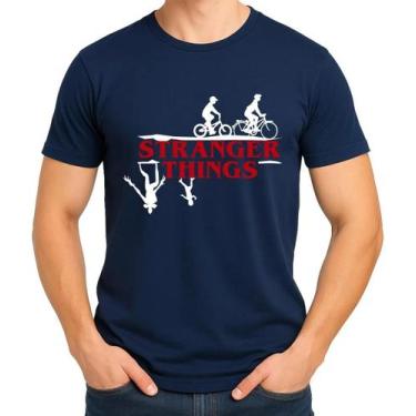 Imagem de Camiseta Camisa Adulto Feminina Masculina Algodão Série Stranger Thing