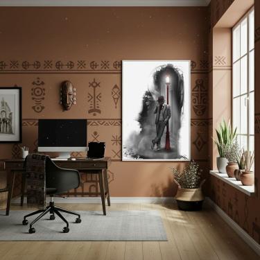 Imagem de Quadro Decorativo Zé Pilintra Uma Entidade de Luz - 70x50cm
