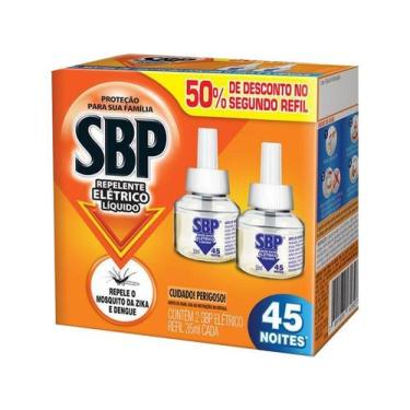 Imagem de Inseticida Elétrico SBP Led Refil 35ml - Embalagem com 2 Unidades, 2