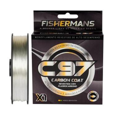 Imagem de Linha De Pesca Monofilamento Fishermans C97 Carbon Coat X1 0.40mm 300 