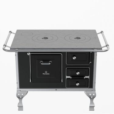 Imagem de Fogão A Lenha 2 Bocas Marumby Nr 1 Saída Chaminé Esquerda Preto