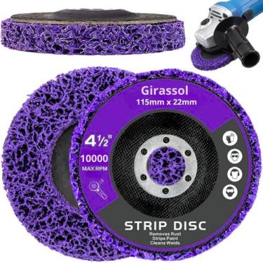 Imagem de 1 x Disco Flap Strip 115mm x 22mm 4.1/2" Polidor Removedor Tinta Fundo
