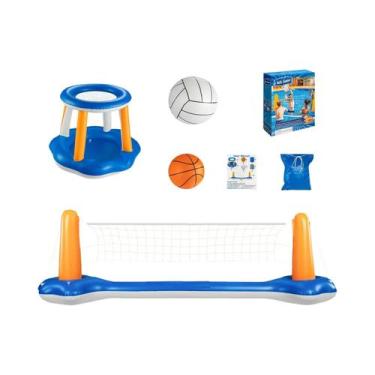 Imagem de Suporte Inflável Para Voleibol E Basquete Aquático Para Adultos, Ideal