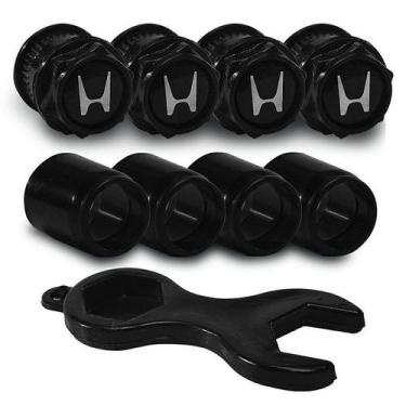 Imagem de Bicos Capa de Válvula Preto Pneu Honda - DCAPS