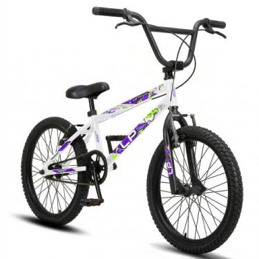 Imagem de Bicicleta Infantil Aro 20 Bmx CowBike Luan Pereira - Gott Bike, Branco