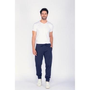 Imagem de Calça Masculina Moletom Azul-Masculino