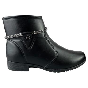 Imagem de Bota Coturno Feminina Dakota Original Cano Curto Zíper Tratorada Confo