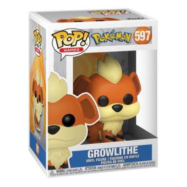 Imagem de Funko Pop! Games Pokémon Growlithe 597 Colecionável