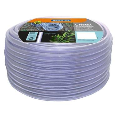 Imagem de Mangueira Cristal Tramontina 11,5 Mm X 2,5 Mm 50 Metros 1 Camada Para Irrigação Jardim...