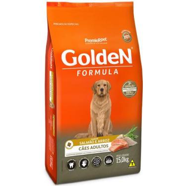 Imagem de Ração Golden Fórmula Para Cães Adultos Sabor Salmão e Arroz 15 kg - Pr