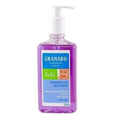 Imagem de SABONETE BEBÊ GLICERINADO GRANADO HIPOALERGÊNICO 250 ML Lavanda 