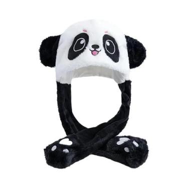 Imagem de Gorro De Pelúcia Unissex Com Orelhas Divertidas Estilo Vaca E Coelho, 